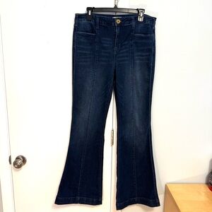 Altar'd State Deep Indigo Flare Jeans. Size 31